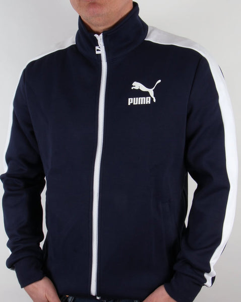 Puma T7 Track Top Navy/white