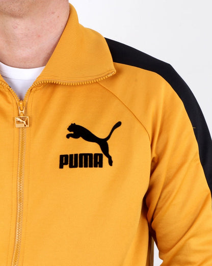 Puma T7 Vintage Tracktop Mineralgelb/Schwarz