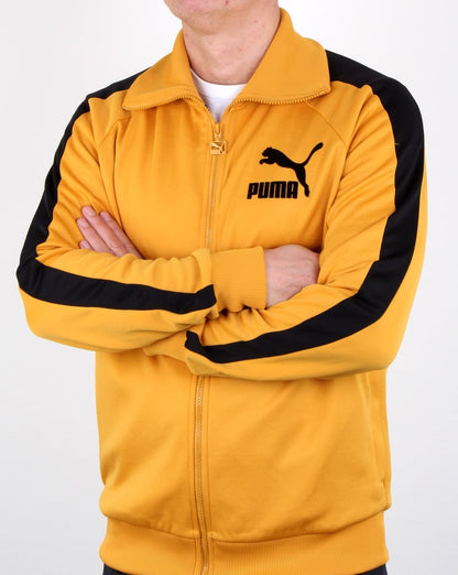 Puma T7 Vintage Tracktop Mineralgelb/Schwarz