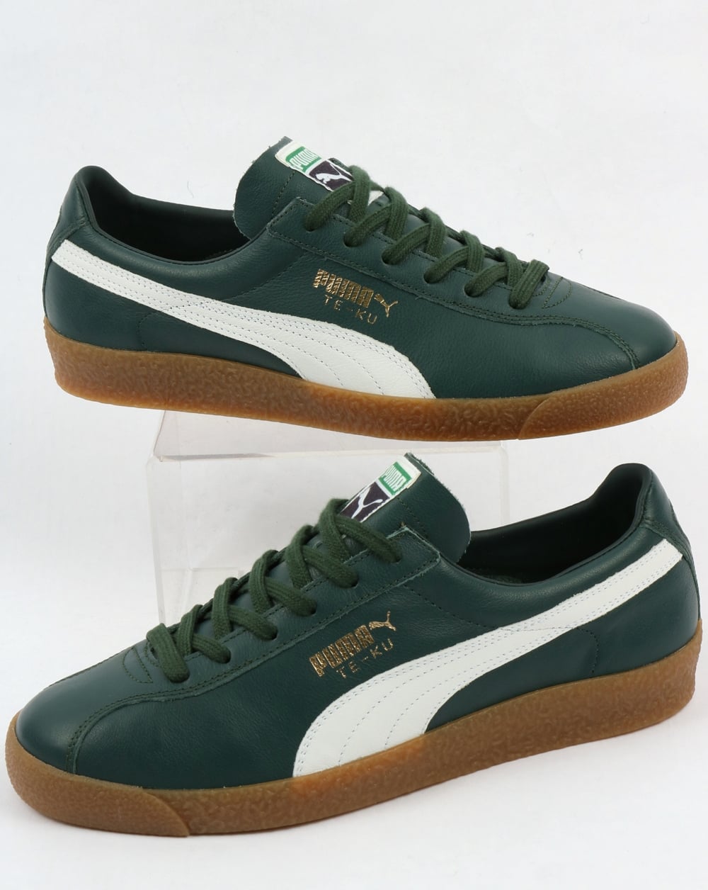 Puma Te-ku Leather OG Trainers Green/white