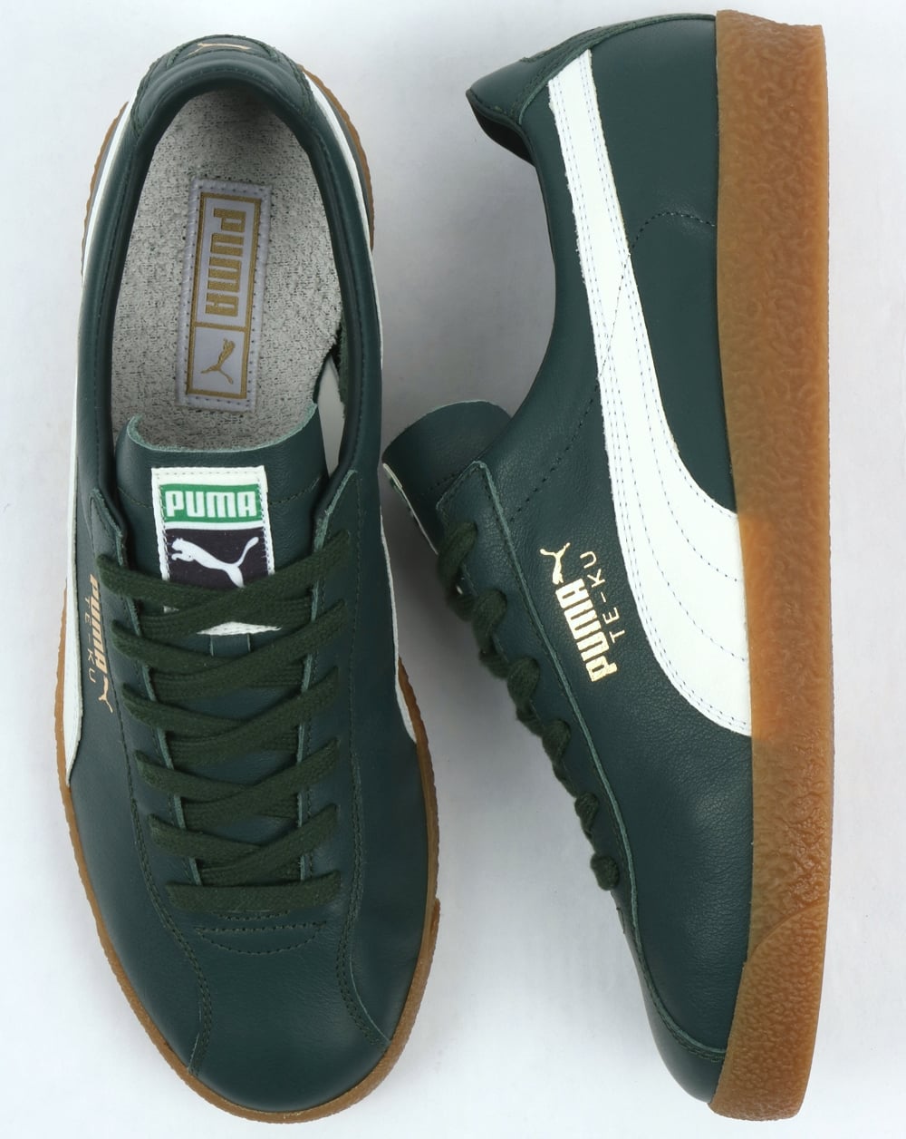 Puma Te-ku Leather OG Sneakers Grün/Weiß