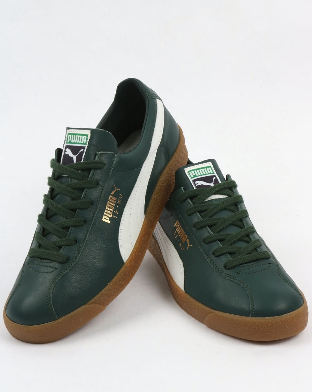 Puma Te-ku Leather OG Trainers Green/white