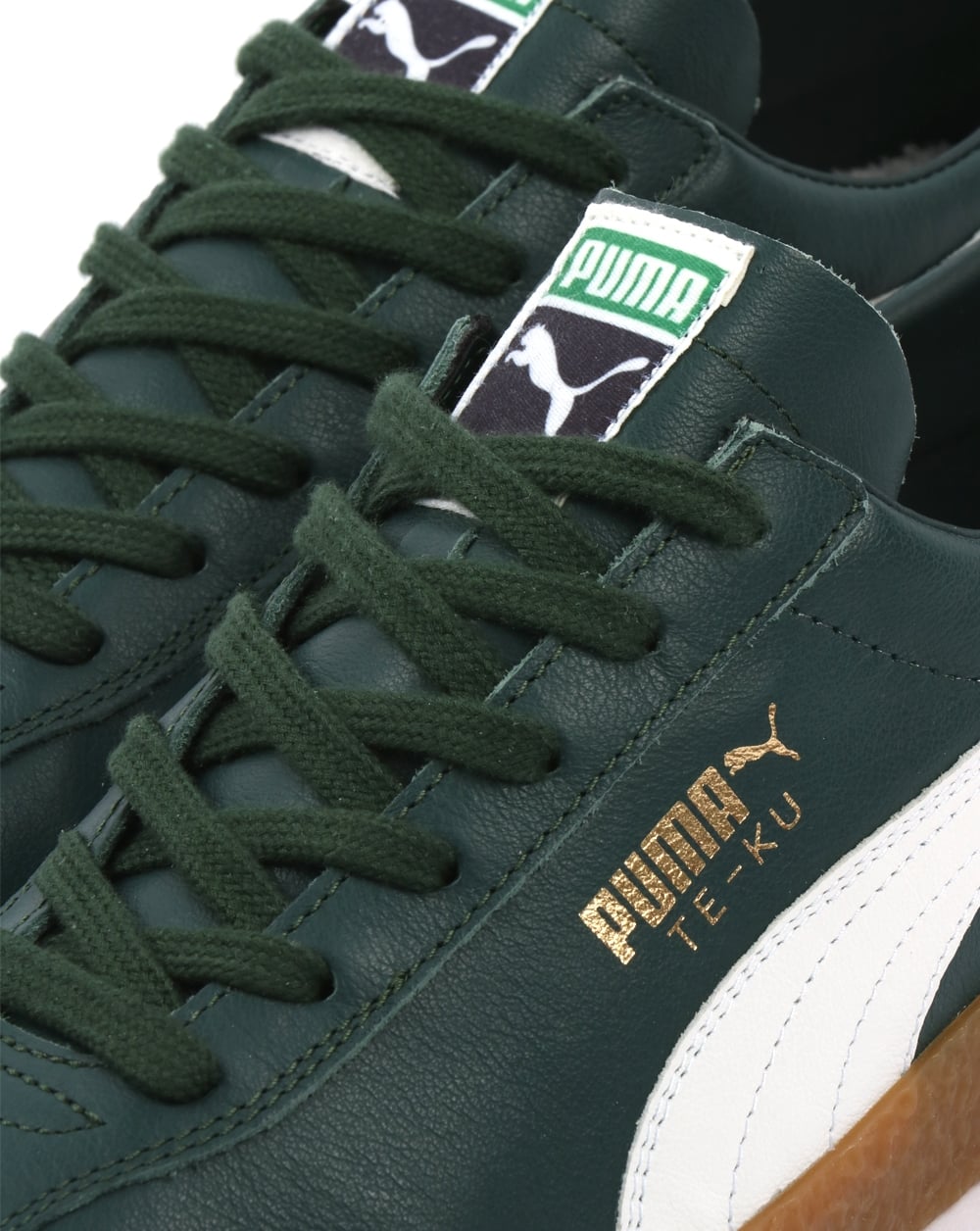 Puma Te-ku Leather OG Trainers Green/white