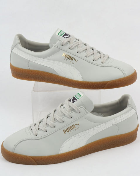 Puma Te-ku Leather OG Trainers Grey/White