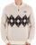 Sergio Tacchini 1/4 Zip Diamond Knit Gardenia