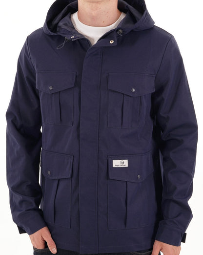 Sergio Tacchini 4-Pocket-Jacke Marineblau