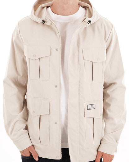 Sergio Tacchini 4-Pocket-Jacke Haferflocken