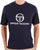 Sergio Tacchini Bari T Shirt Navy Blue/White