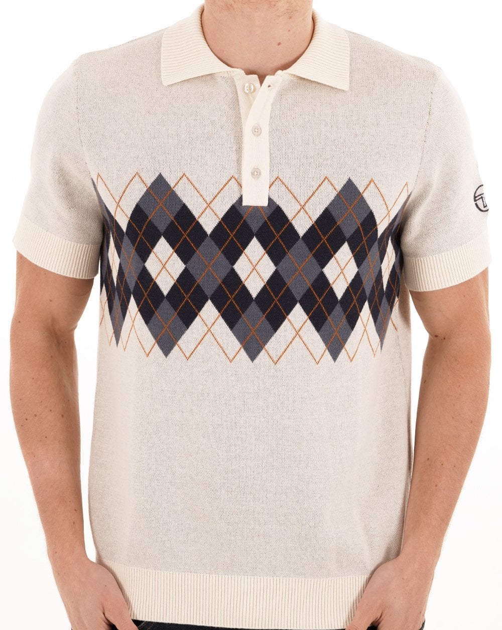 Sergio Tacchini Carezza Knitted Polo Gardenia