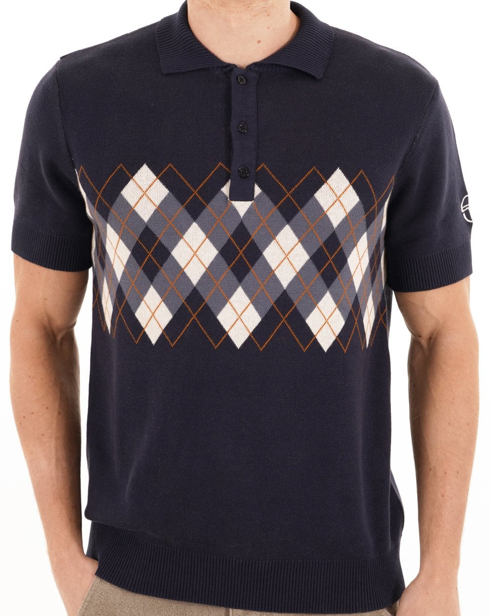 Sergio Tacchini Carezza Strickpolo Marineblau