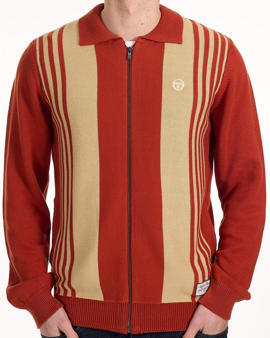 Sergio Tacchini Sergio Tacchini Cipri Zip Cardigan Gebranntes Orange/Sand