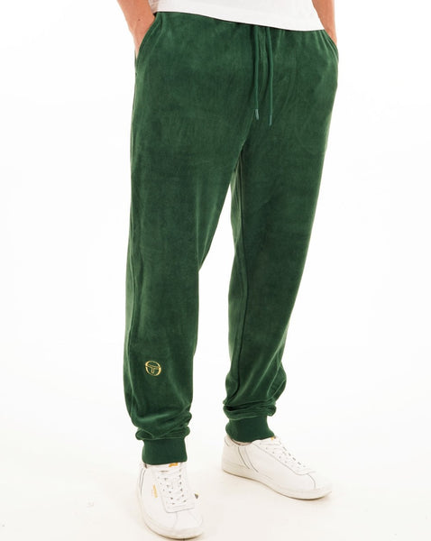 Sergio Tacchini Classic Velour Track Pants Green
