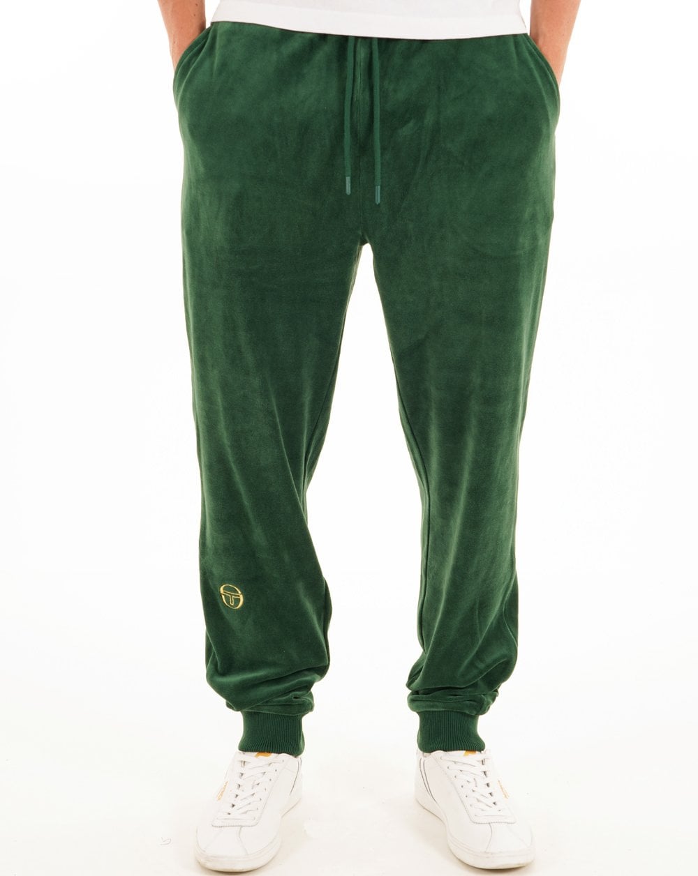 Sergio Tacchini Classic Velour Track Pants Green