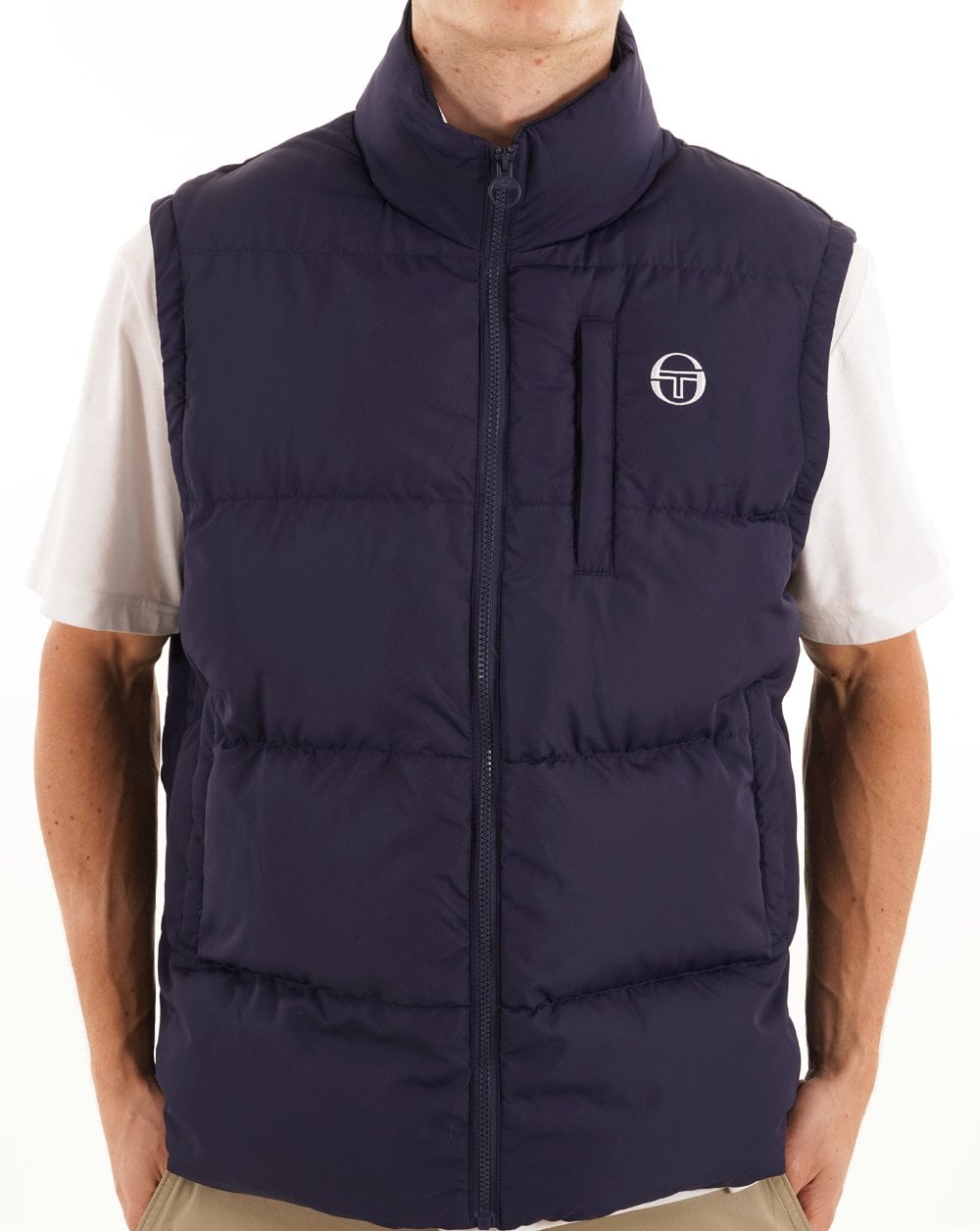 Sergio Tacchini Court Padded Gilet Navy