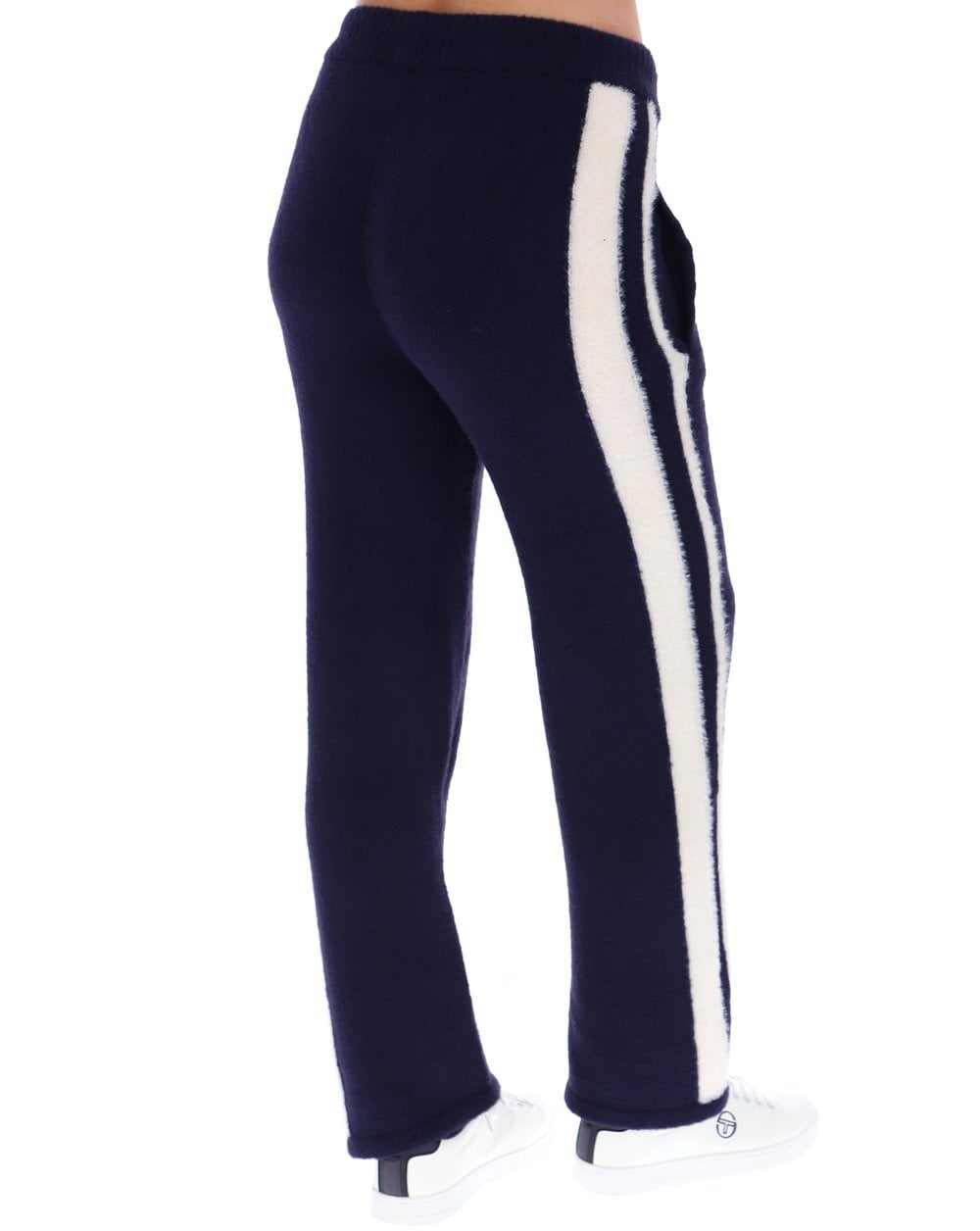 Sergio Tacchini Donatella Track Pants Navy Blue/Gardenia