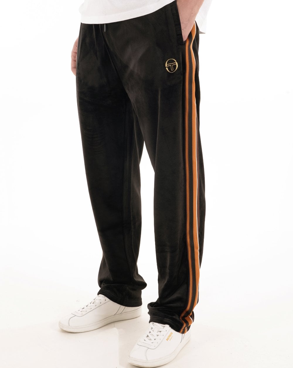 Sergio Tacchini Gabiano Velours-Trainingshose Schwarz