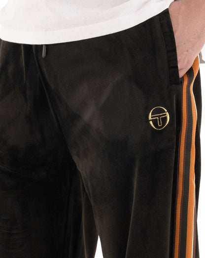 Sergio Tacchini Gabiano Velours-Trainingshose Schwarz