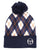 Sergio Tacchini Hamilton Bobble Beanie Navy Blue