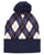 Sergio Tacchini Hamilton Bobble Beanie Navy Blue