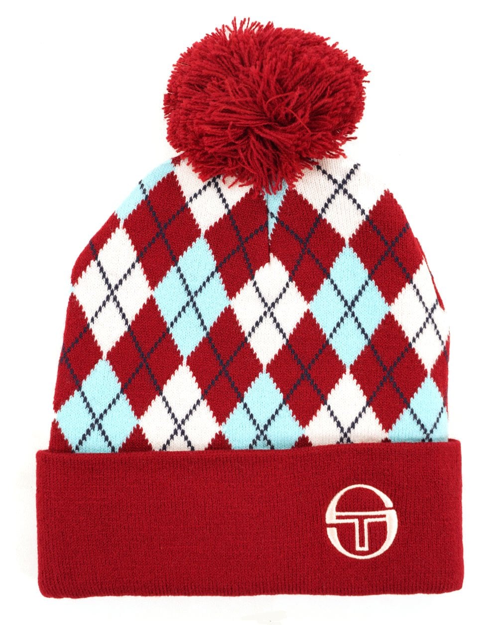 Sergio Tacchini Hamilton Bobble Beanie Rhubarb