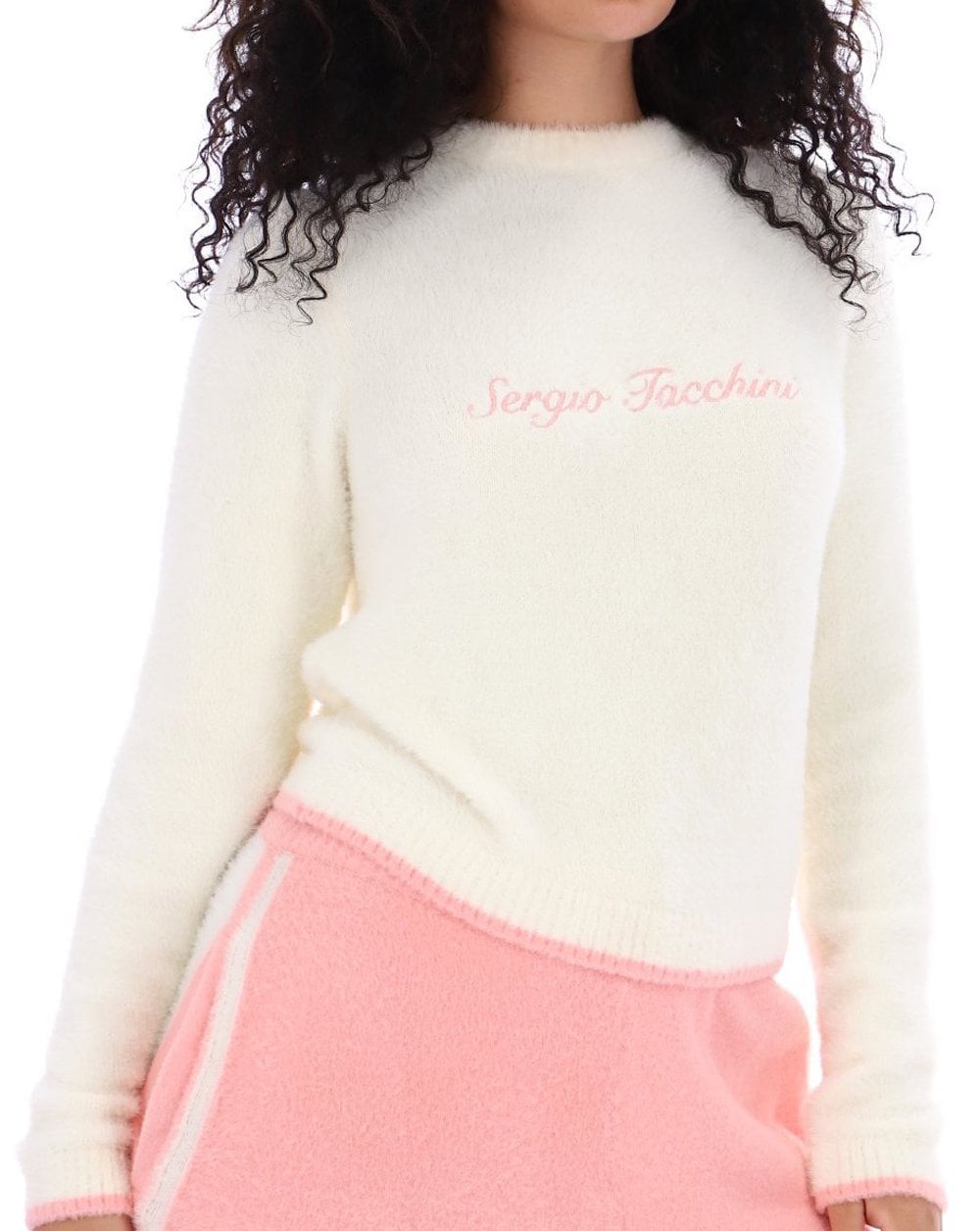 Sergio Tacchini Helena Brushed Crew Jumper Gardenia