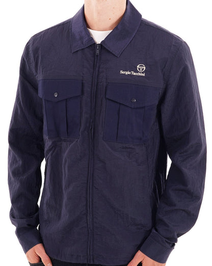 Sergio Tacchini Luciano Shacket Marineblau