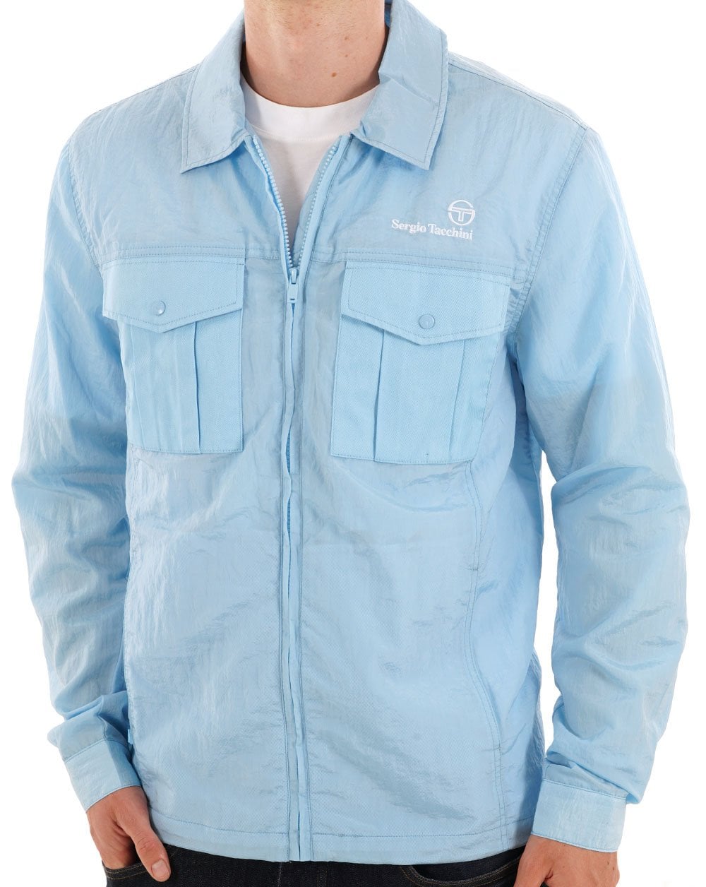 Sergio Tacchini Luciano Shacket Sky Blue