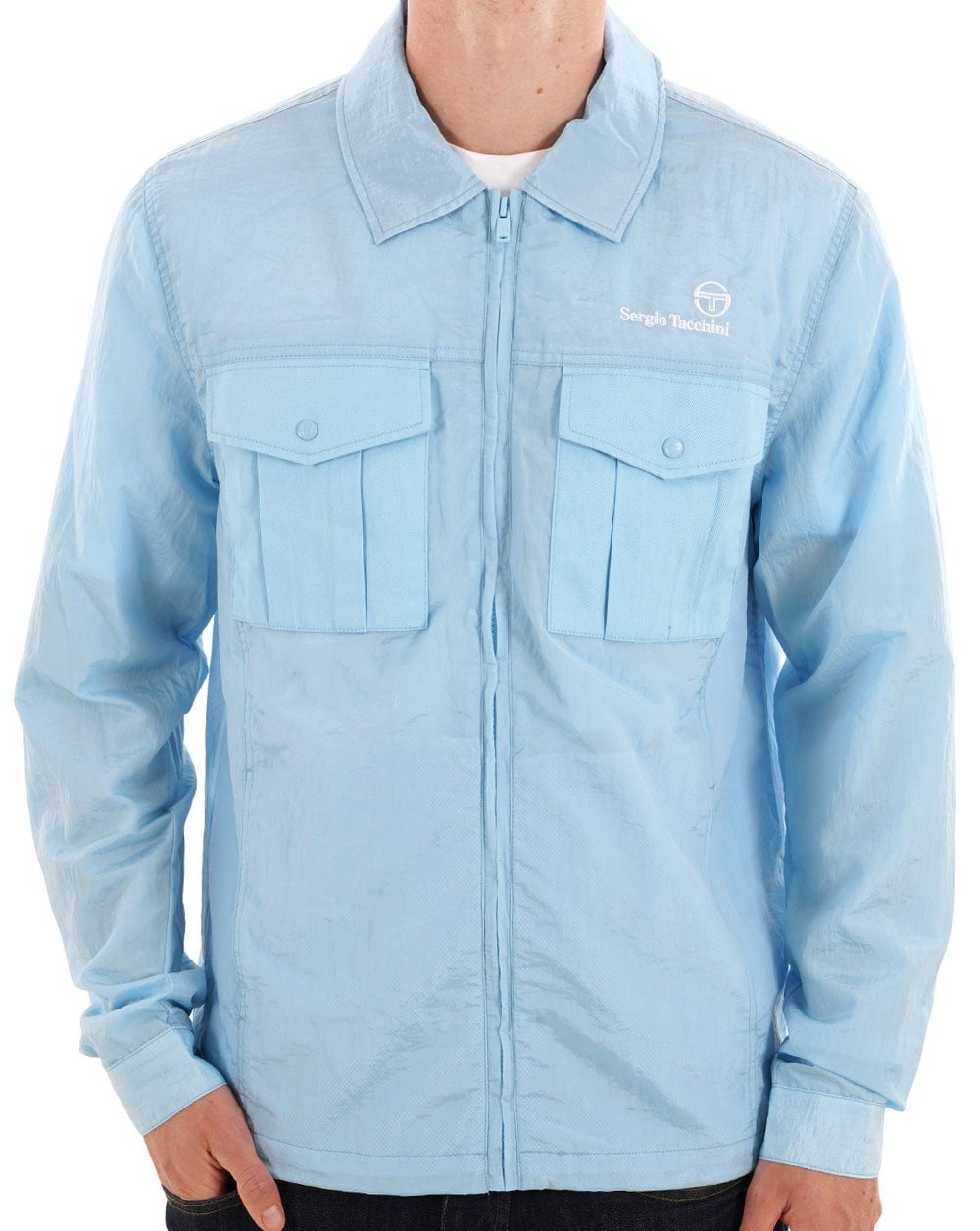 Sergio Tacchini Luciano Shacket Sky Blue