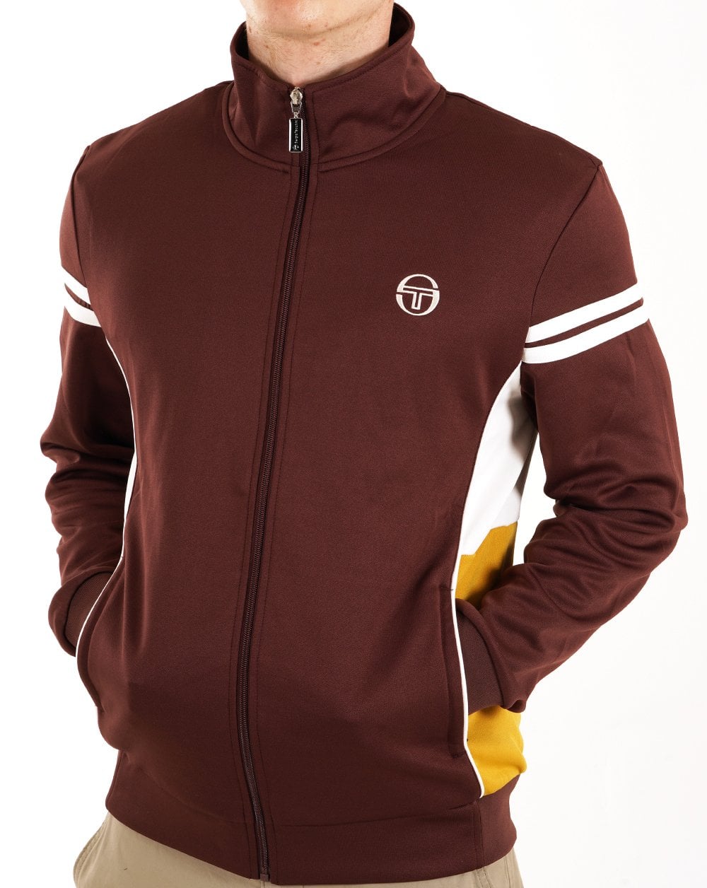 Sergio Tacchini Mambo Track Top Dark Brown