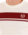 Sergio Tacchini Masters LS T Shirt Gardenia Deep Red