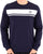 Sergio Tacchini Masters LS T Shirt Navy Blue/White