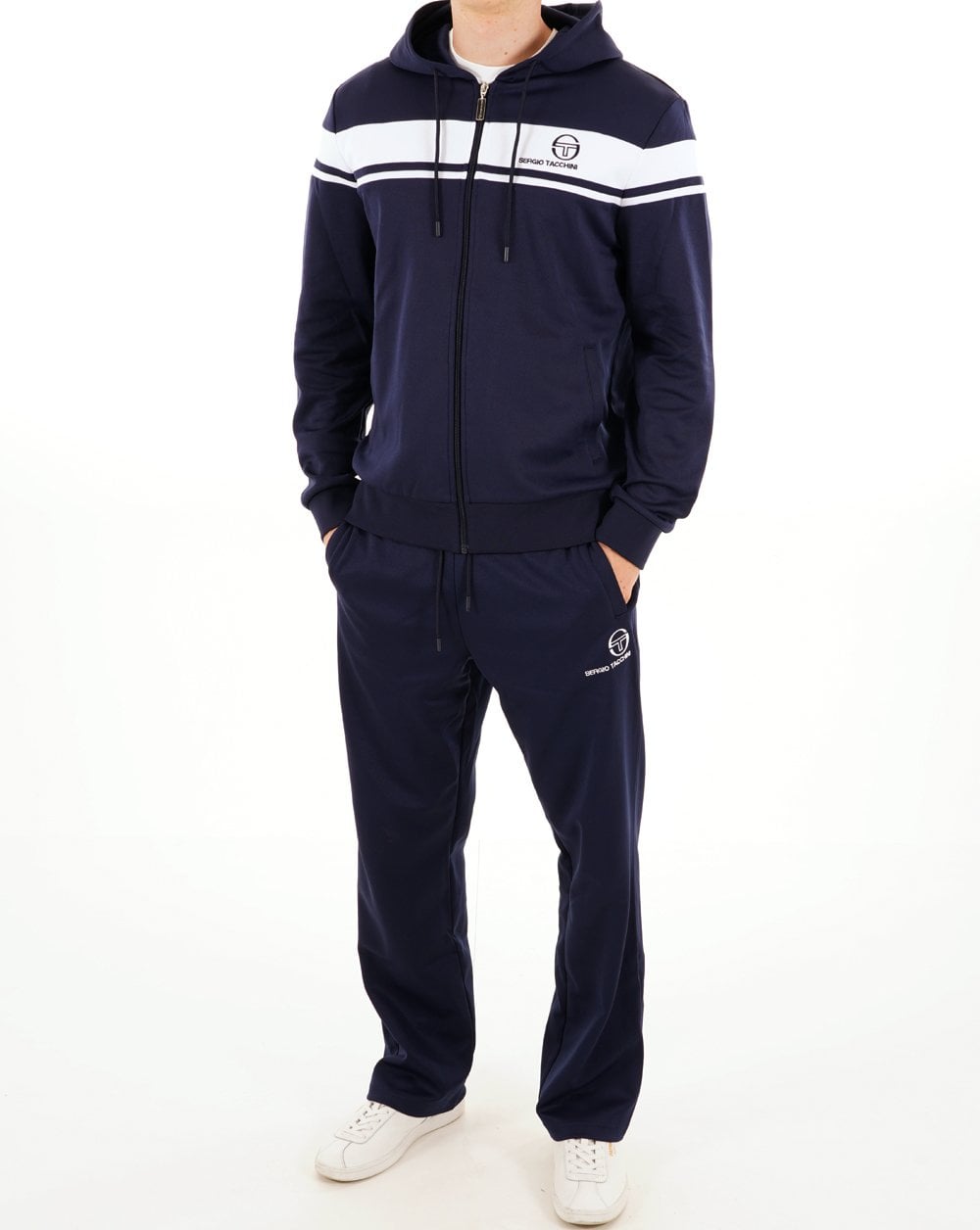 Sergio Tacchini Masters Straight Leg Trainingshose Marineblau
