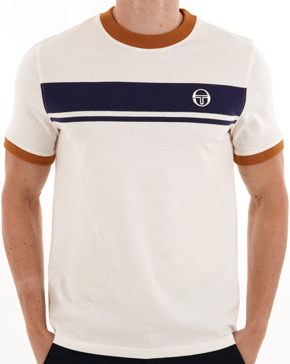 Sergio Tacchini Masters T-Shirt Gardenia Navy