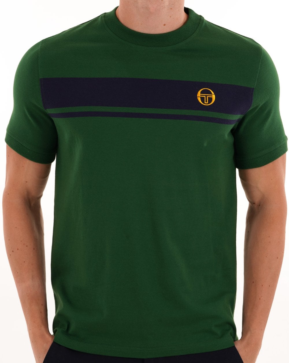 Sergio Tacchini Masters T-Shirt Grün Marineblau