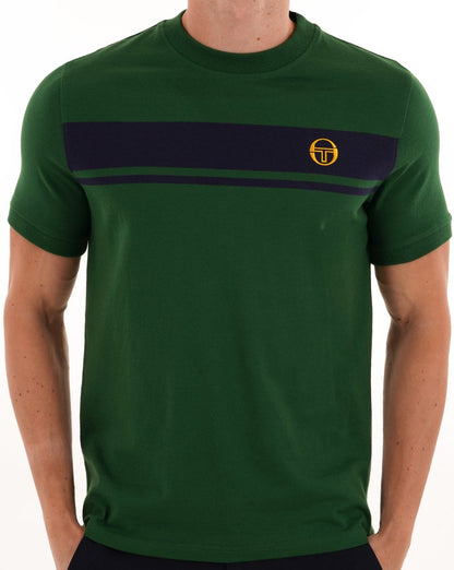 Sergio Tacchini Masters T-Shirt Grün Marineblau