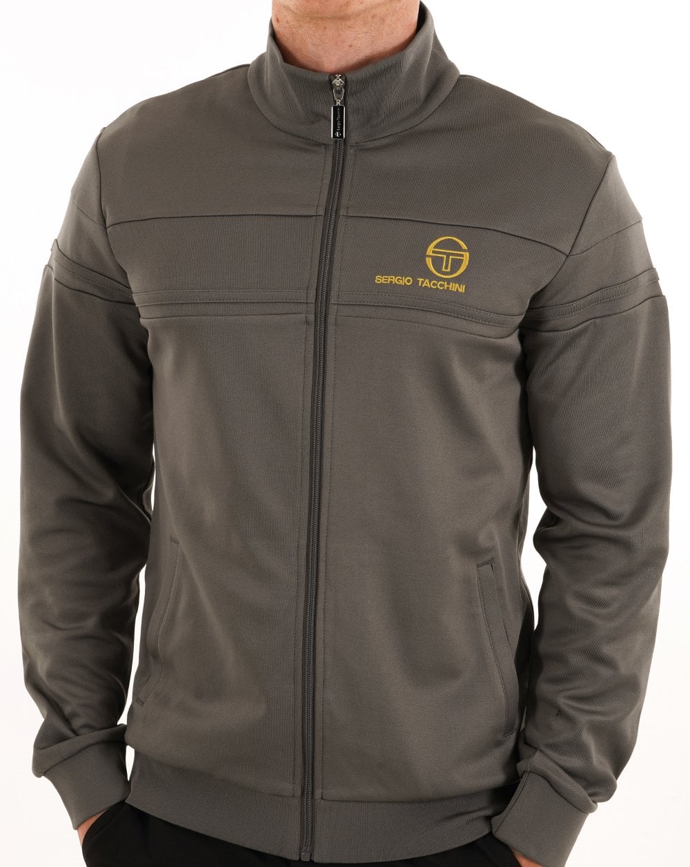 Sergio Tacchini Masters Track Top Anthrazitgrau
