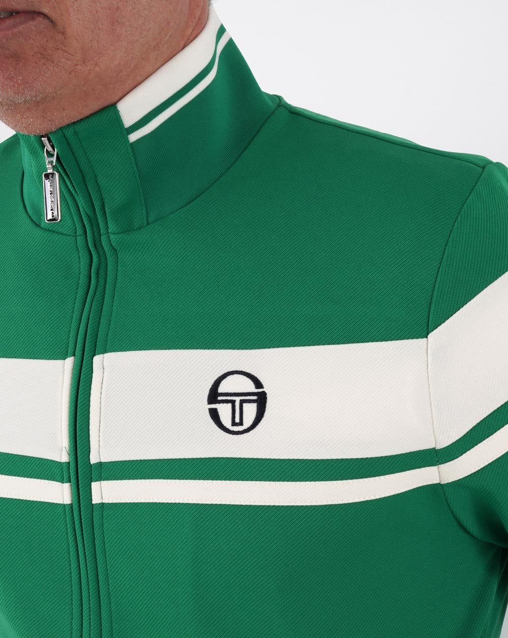 Sergio Tacchini Masters Track Top Green/White