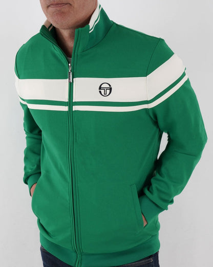 Sergio Tacchini Masters Trainingsjacke Grün/Weiß