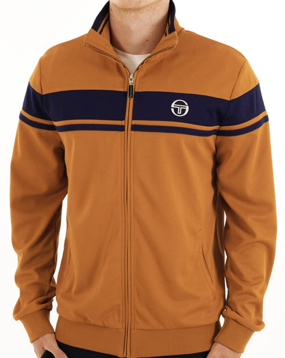 Sergio Tacchini Masters Track Top Kürbis/Marineblau