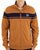 Sergio Tacchini Masters Track Top Pumpkin/Navy Blue