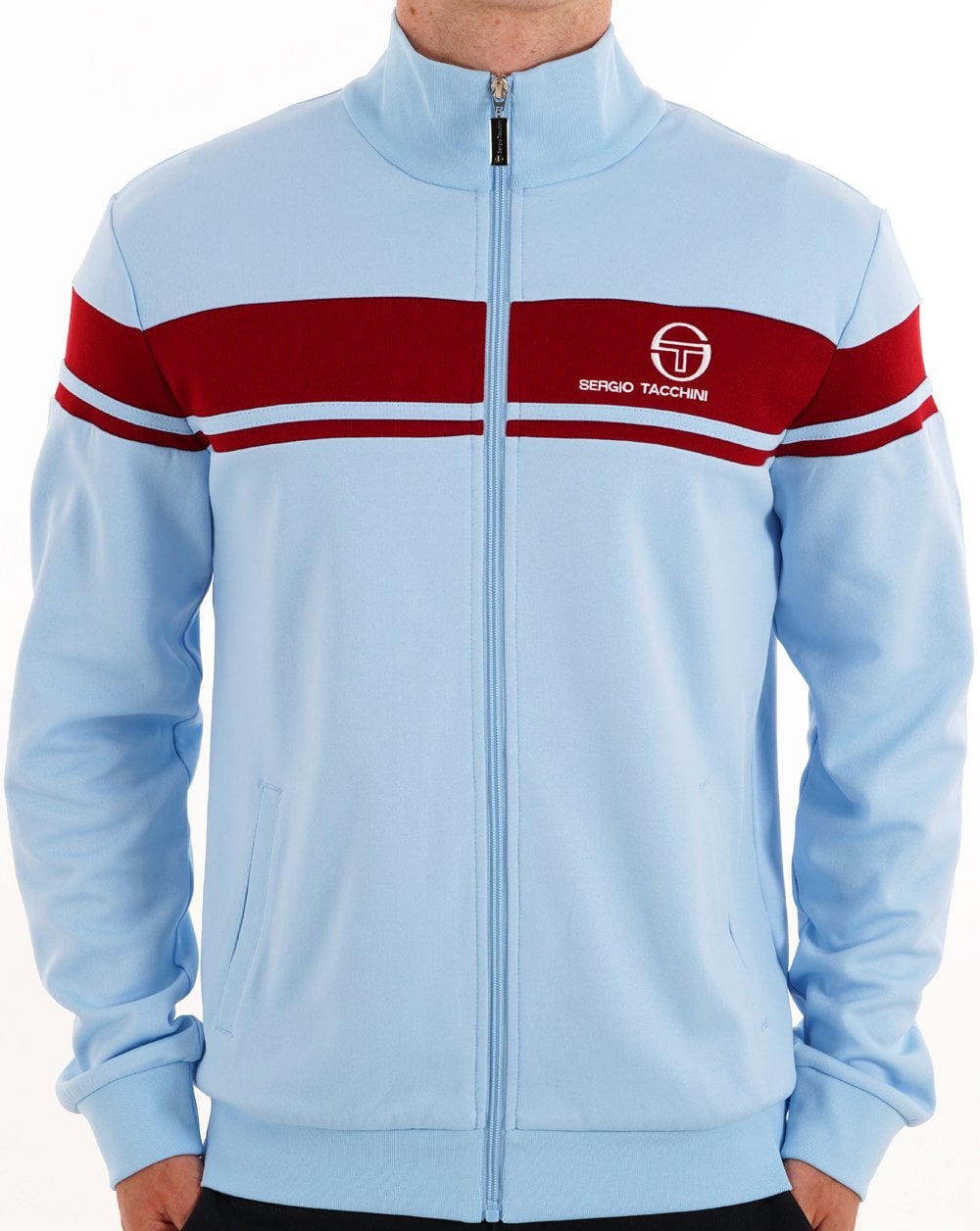 Sergio Tacchini Masters Track Top Sky / Claret