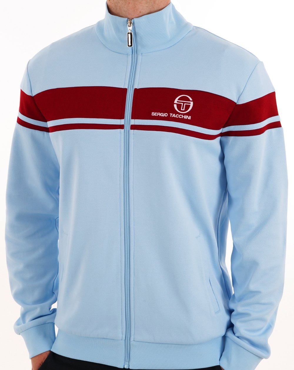 Sergio Tacchini Masters Track Top Sky / Claret
