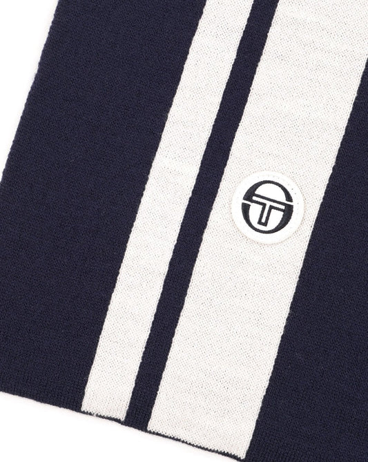 Sergio Tacchini Sergio Tacchini Matchday Schal Marineblau/Gardenia