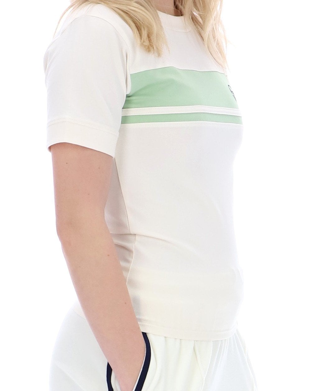 Sergio Tacchini Miss Masters Tee Gardenia/Grün