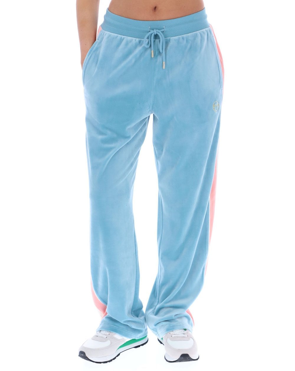 Sergio Tacchini Nadia Velour Track Pant soft Blue