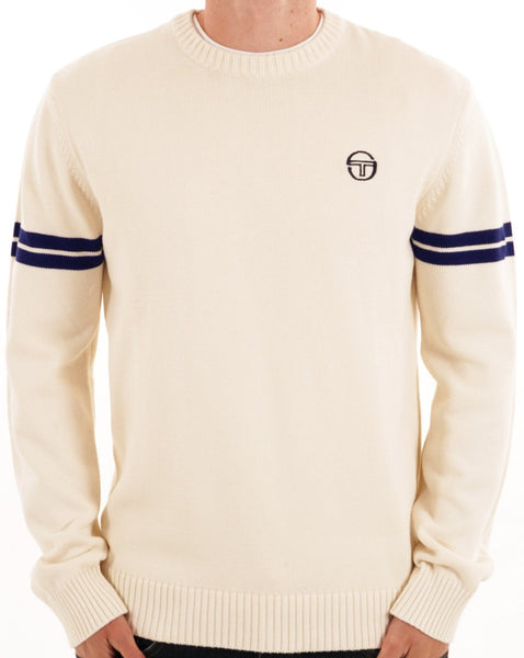 Sergio Tacchini New Orion Knit Jumper Gardenia