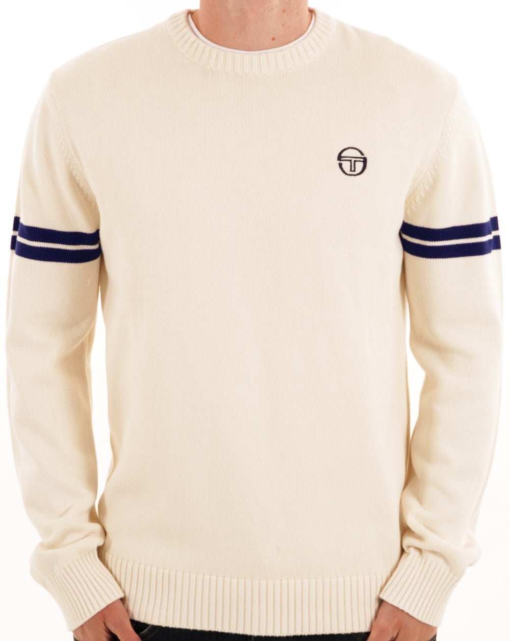 Sergio Tacchini New Orion Knit Jumper Gardenia