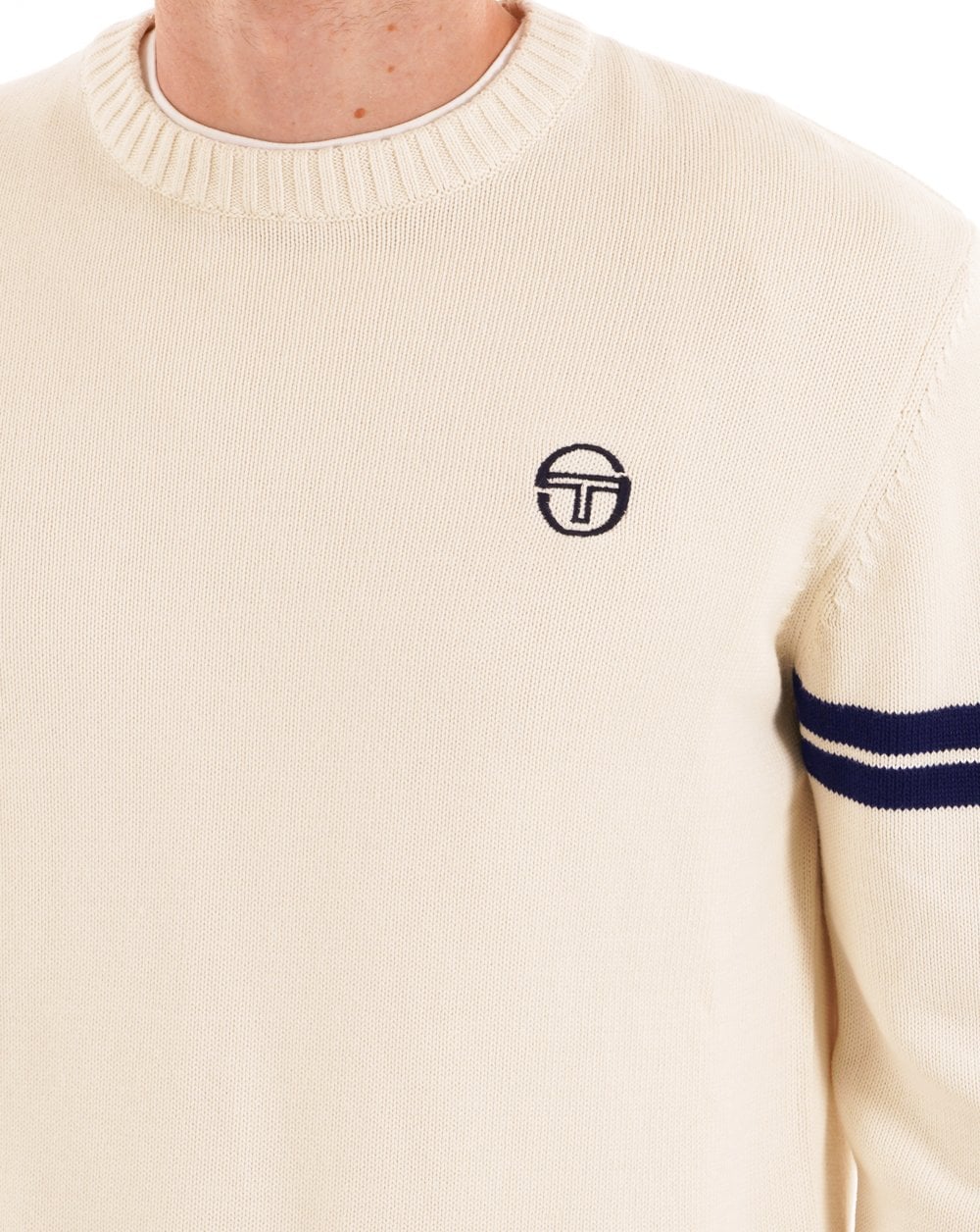 Sergio Tacchini New Orion Strickpullover Gardenia