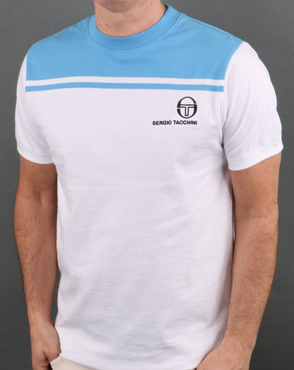 Sergio Tacchini New Young Line T-Shirt Weiß/Blau