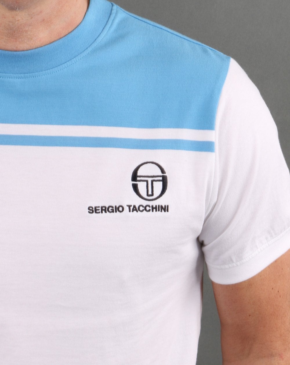 Sergio Tacchini New Young Line T-Shirt Weiß/Blau